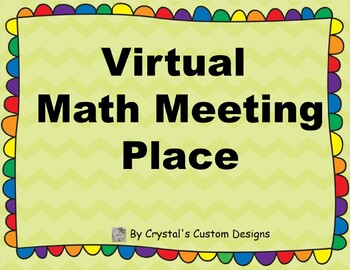 Preview of Virtual Math Meeting Place Google Slides