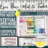 Virtual Meet the Teacher - Digital Open House - Distance L