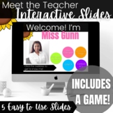 Google Slides Meet the Teacher Template | GIF Animated Con
