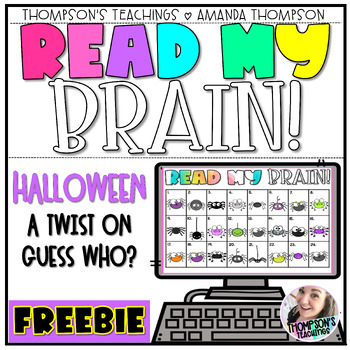 Preview of Morning Meeting Games | DIGITAL GAME | Halloween | Guess Who | FREEBIE