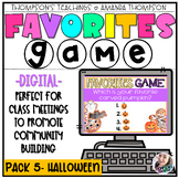 Halloween Morning Meeting Game | Digital Fun Friday Game