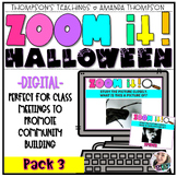 Morning Meeting Activities - Halloween Games - Zoom It Dig