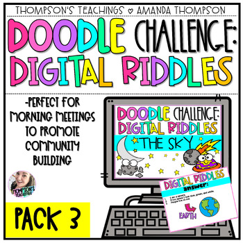 Preview of Morning Meeting Digital Games -  Riddles - Digital Fun Friday Games