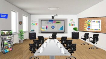 Preview of Virtual Meeting Room Template