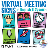 Bilingual Virtual Meeting Signs