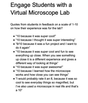 Preview of Virtual Microscope Lab!