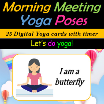 Yoga Poses | 30 Animal Cards | Google Slides | Brain Breaks | Digital &  Print