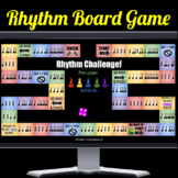 Virtual Music Board Game for Google Slides- Rhythm Challenge!