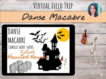 Preview of Virtual Music Haunted House for Danse Macabre by C. Saint-Saens
