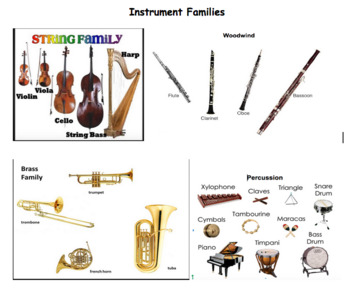 Preview of Virtual Music Instrument Families Interactive