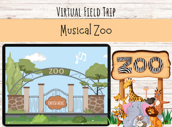 Preview of Virtual Musical Zoo Field Trip on Google Slides