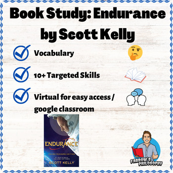 Preview of Virtual Novel Study: ENDURANCE, Young Reader's Edition, by Scott Kelly