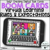 Virtual Online Learning Rules and Expectations BoomCards, 