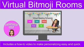 Preview of Virtual Online Meeting Schedule Room - Any Grade