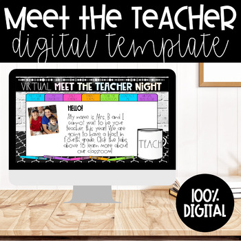 Preview of Virtual Open House/Meet the Teacher | Google Slides | Dunn Inspired