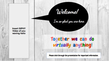 Preview of Virtual Open House Template + Directions 