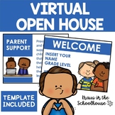 Virtual Open House Template Editable | Distance Learning |