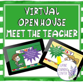 Preview of Virtual Open House and  Meet The Teacher