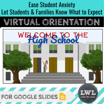 Preview of Virtual Orientation Template - First Week - Distance Learning
