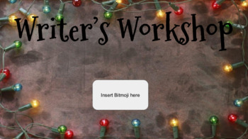 Preview of Virtual Ornament Writing Activity