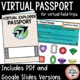 Virtual Passport for virtual field trips PDF and Google sl
