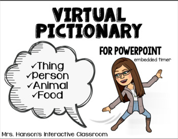 Preview of Virtual Pictionary for PowerPoint Distance Learning