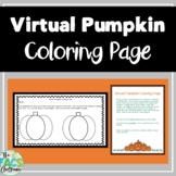 Virtual Pumpkin Coloring Page