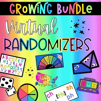 Preview of Virtual Randomizer BUNDLE | Distance Learning Teaching Tools