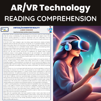 Preview of Virtual Reality Augmented Reality Reading Comprehension | AR/VR Overview