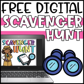 Preview of Virtual Scavenger Hunt - Free!