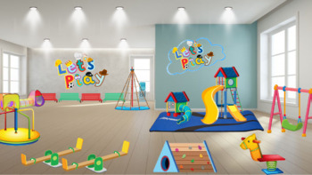 Preview of Virtual School Indoor Playground Template