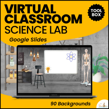 Preview of Virtual Science Classroom Templates & Backgrounds in Google Slides