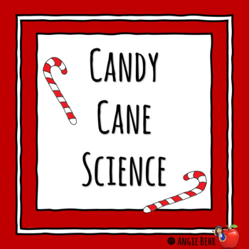 Preview of Christmas CANDY CANE Science Lab Winter