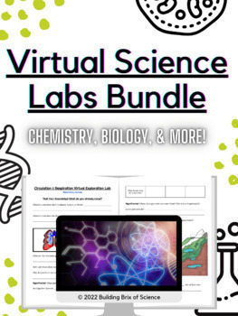 Preview of Virtual Science Labs Full Exploration Activity Bundle