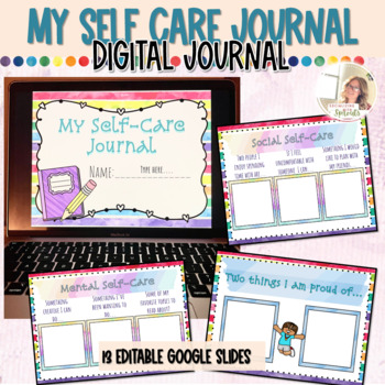 Preview of Virtual Self Care for Kids | Self Care for Kids  | End of the Year Activity