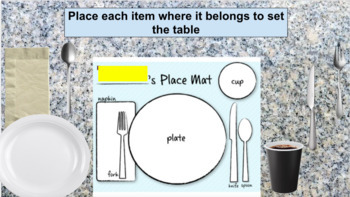 Preview of Virtual Setting the Table PDF Slides