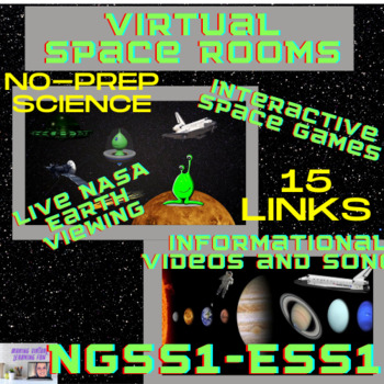 Preview of Virtual Space Rooms - NGSS Earth Science