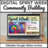 Virtual Spirit Week | Editable Google Slides 