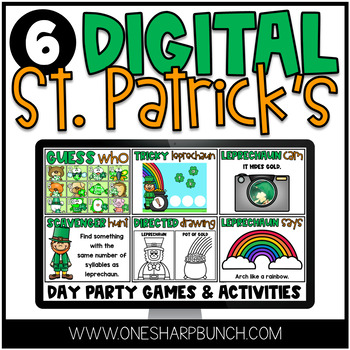 Preview of Digital St. Patrick's Day Games | Digital St. Patrick's Day for Google Slides
