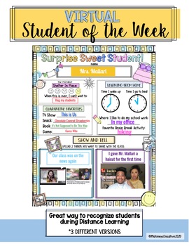 Preview of Virtual Star Student (Student of the week/day)