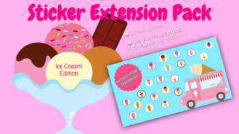 Preview of Virtual Sticker Extension Pack- Ice Cream Edition