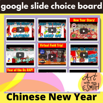 Preview of Virtual Student: Choice board, Chinese New Year Activity, Lunar New Year
