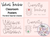 Virtual Teacher Classroom Posters