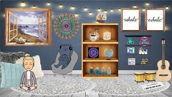 Preview of Virtual Therapy Room - Sensory and Creativity Focused Calm Corner