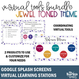 Virtual Tools Jewel Toned Pack: Google Slides Splash Scree