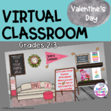 Virtual Valentine Classroom: SEL Lesson, Positive Peer Aff