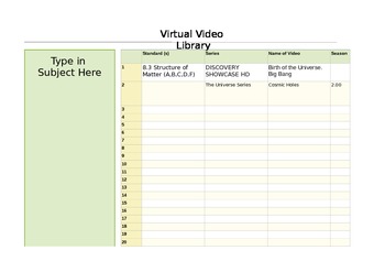 Preview of Virtual Video Library Organizer