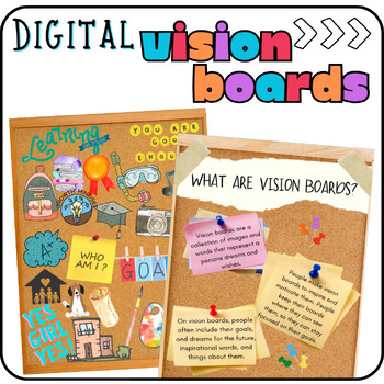 Virtual Vision Board Activity by Kiss Your Brain | TpT