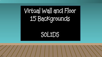 Virtual Wall and Floor SOLIDS Backgrounds, Virtual Classroom, Bitmoji