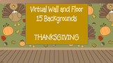 Virtual Wall and Floor THANKSGIVING Backgrounds, Virtual C